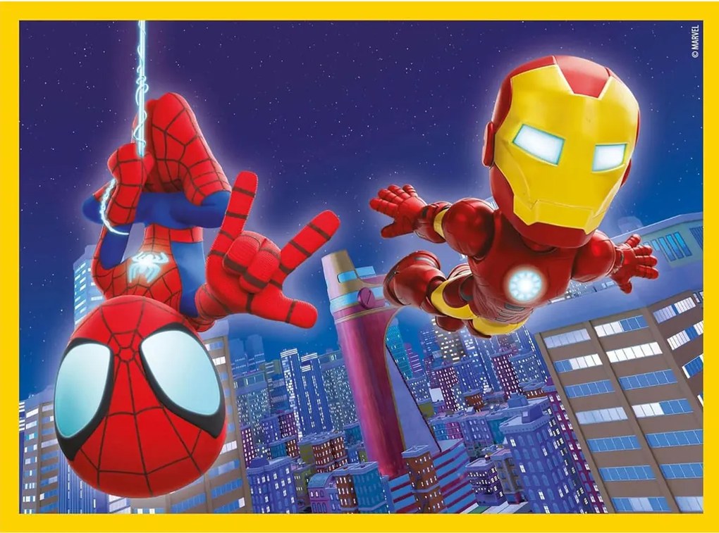 Pókember Spidey mesekocka 12 db-os Clementoni