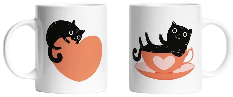 Caught in Love 2 db kerámiabögre, 330 ml - Butter Kings