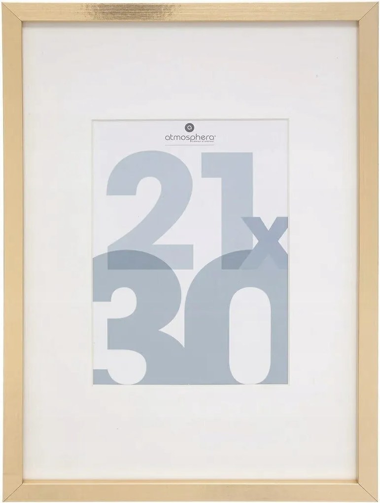 Képkeret Wood slim 21x30cm Arany