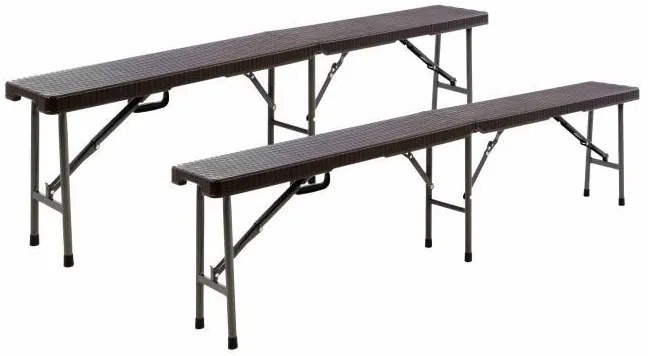 Kerti pad 2 db rattan - barna