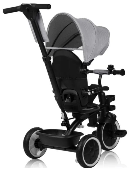 Lionelo - Gyermek tricikli BERRY Grey Stone