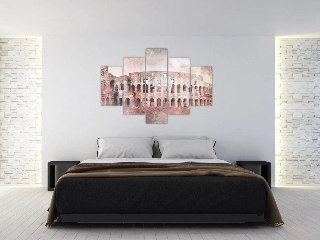 Kép - Vintage képeslap a városról N⁰2 (150x105 cm)