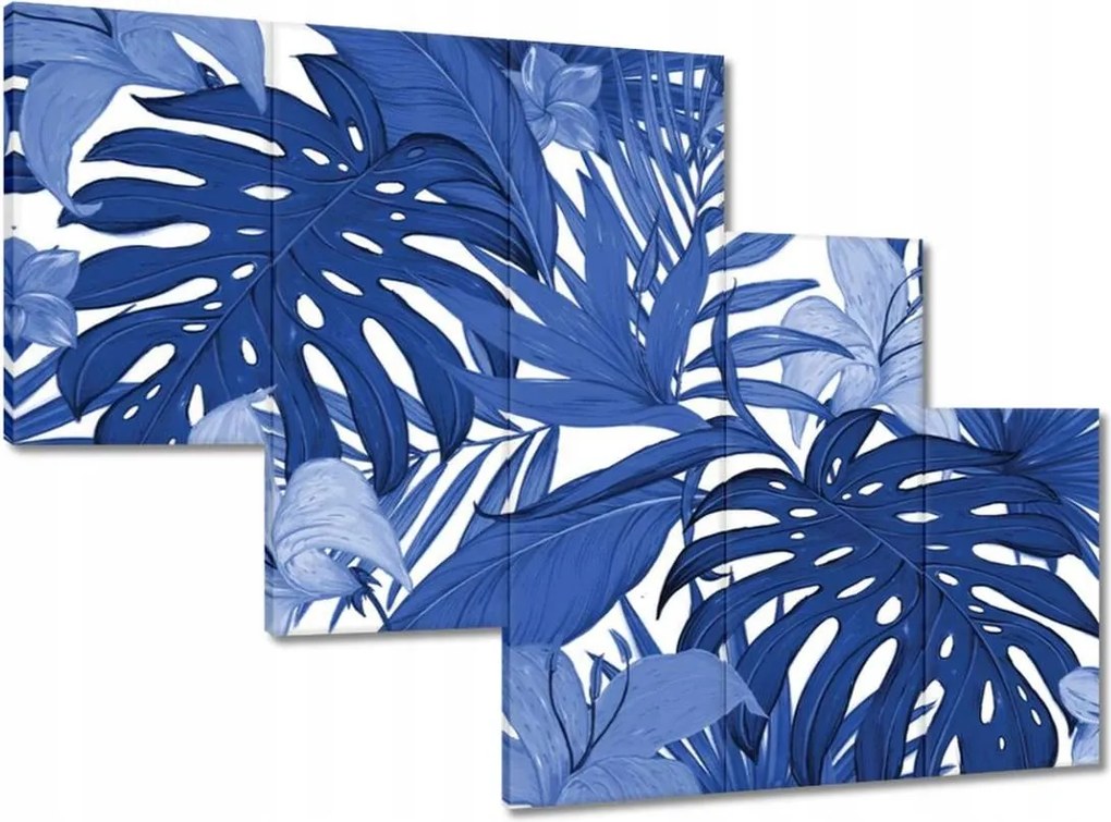 Festmények 150x105 Classic Blue Monstera