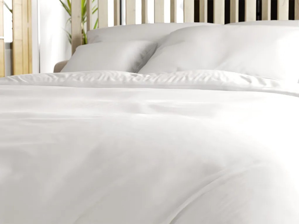 STANDO pamut ágyneműhuzat, fehér – szállodai zsebes Ágyneműhuzat mérete: 70 x 90 cm | 140 x 200 cm