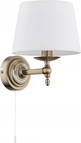 Patinás fali lámpa klasszikus retro lámpaernyővel a nappali hálószobájába Alfa