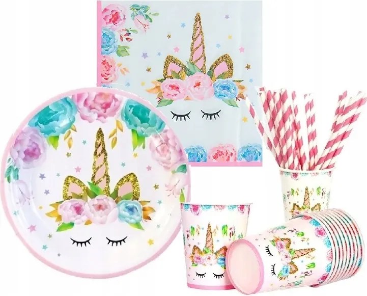 Unikornis Bögre Tányér Szett Unikornis