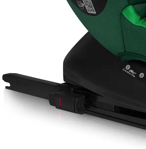 Lionelo - Forgatható autósülés alapzattal BASTIAAN i-Size 40-150 cm Zöld erdő