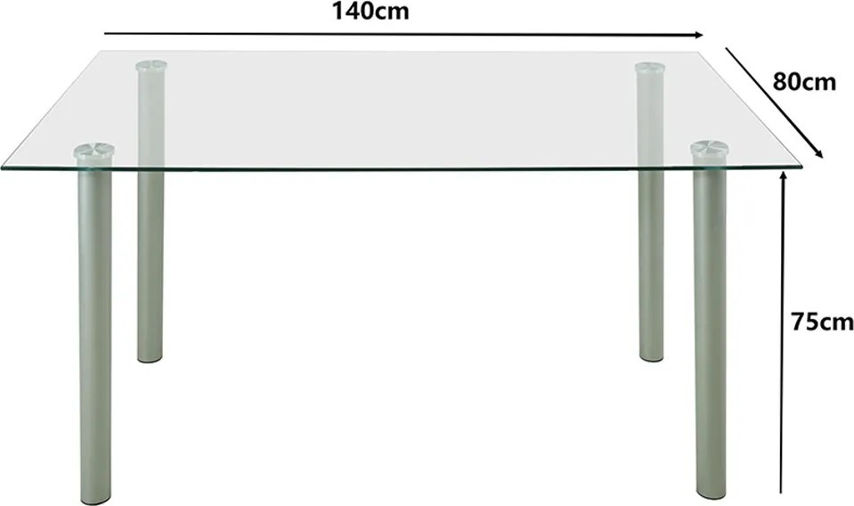 Midori 6+1 étkező garnitúra bézs