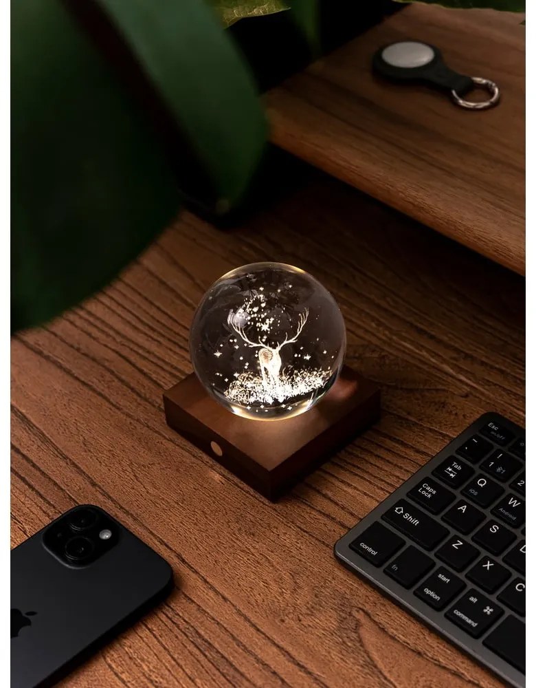 Sötétbarna USB fénydekoráció Amber – Gingko