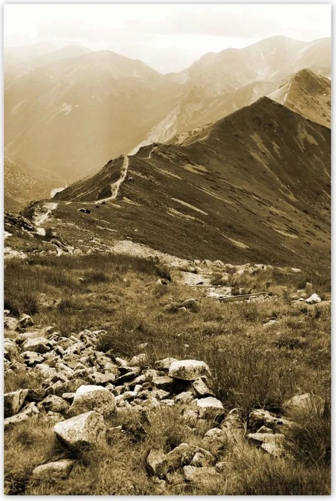 Poszterek 80x120 Tátra Lengyel hegyek Kilátás