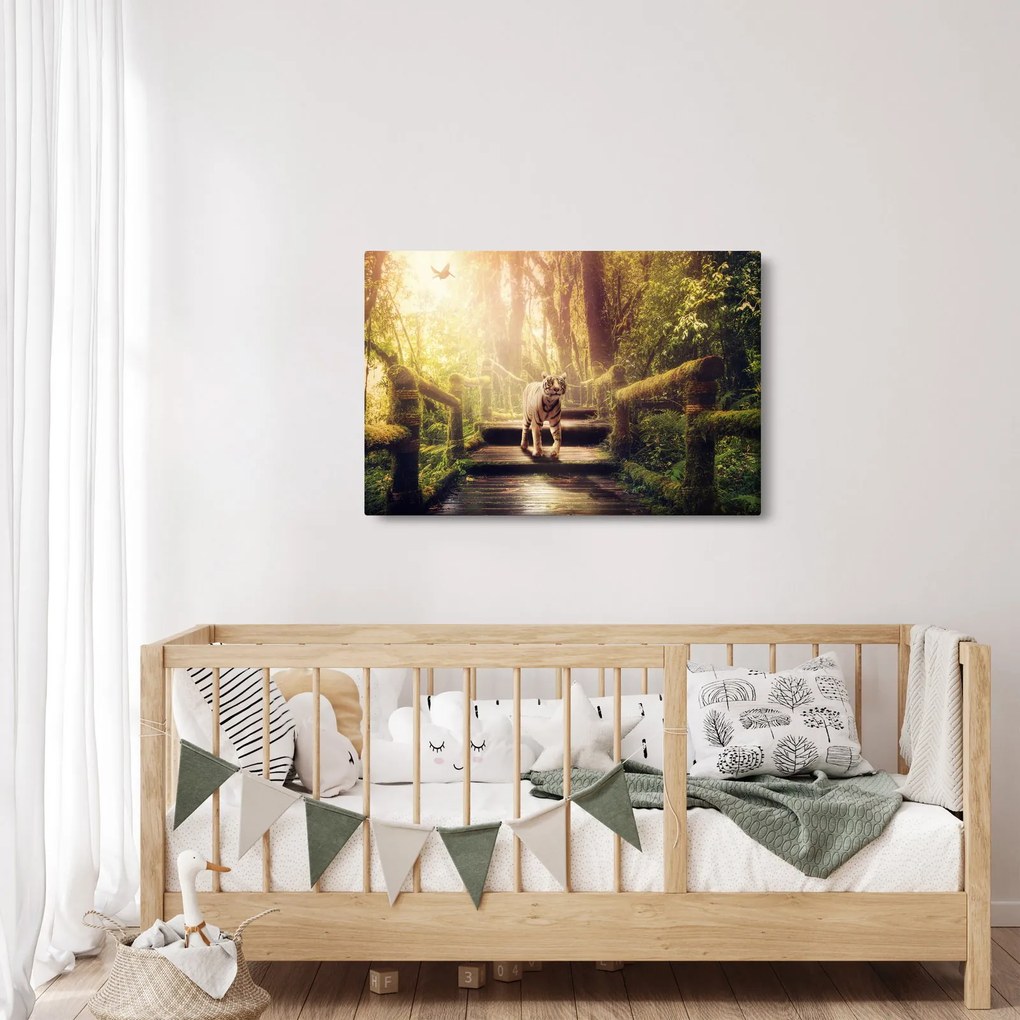 Tigris a dzsungelben képe (90x60 cm)