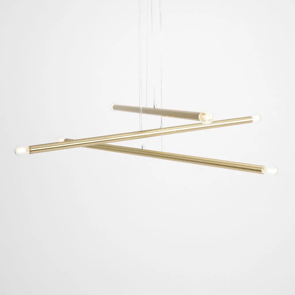 ALDEX 1072K40 TUBO Modern Led Függesztett Lámpa Sárgaréz E14 IP20