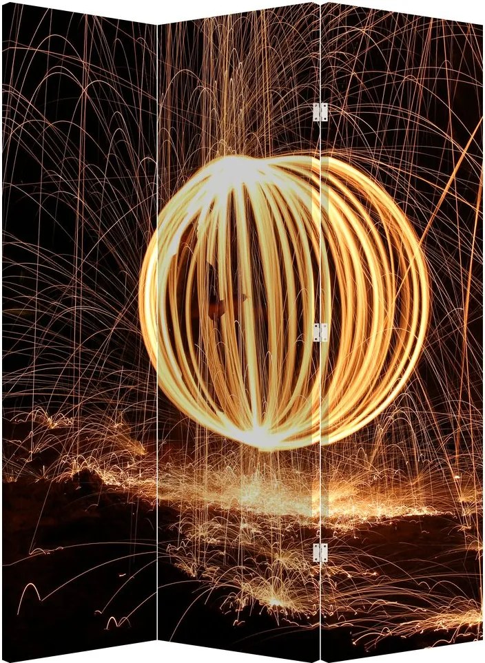 Paraván - Fénygolyók (126x170 cm)