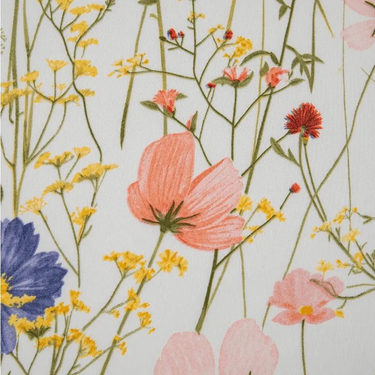 Mikroszálas lepedő WILDFLOWERS színes 90x200 cm