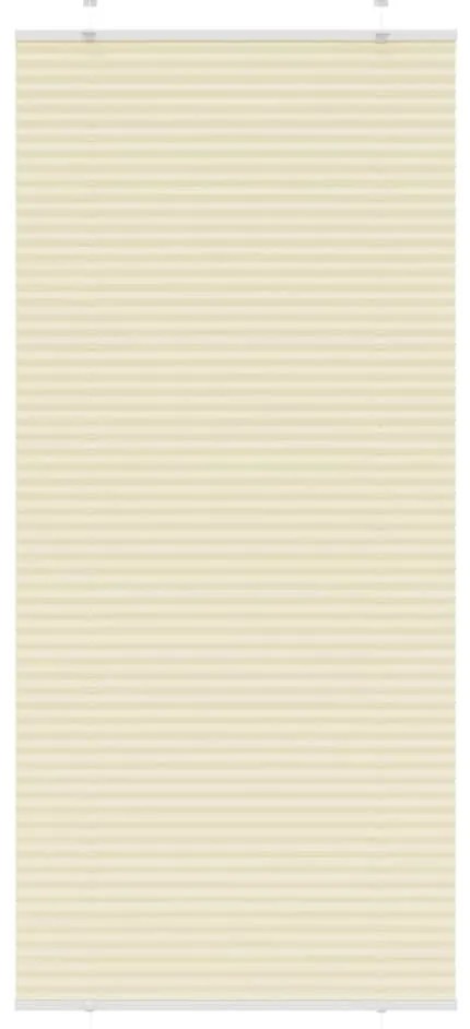pliszírozott redőny krém 95x200 cm szövetszélesség 94,4 cm