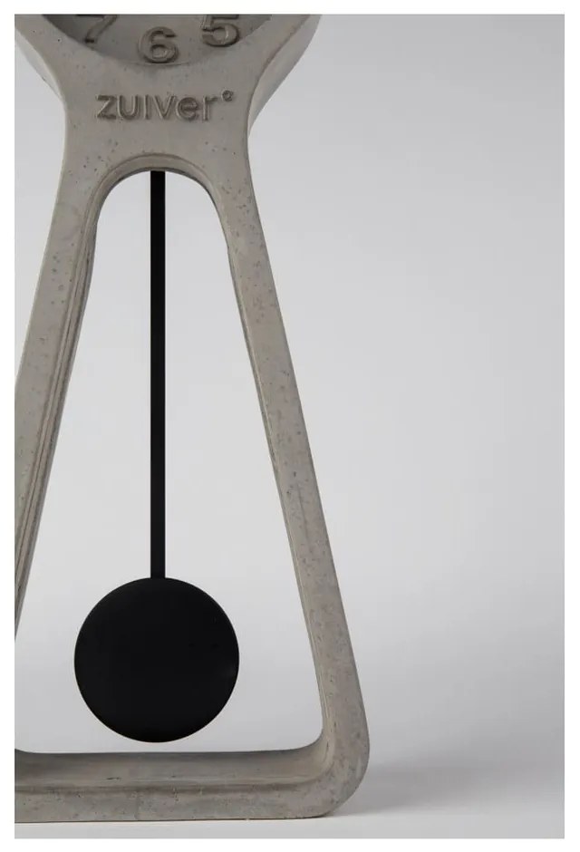 Pendulum szürke beton asztali óra - Zuiver
