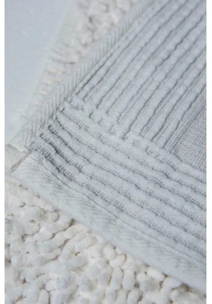 KÉSZLET 2x STONE fürdőszobai szőnyeg 60x100 cm fehér