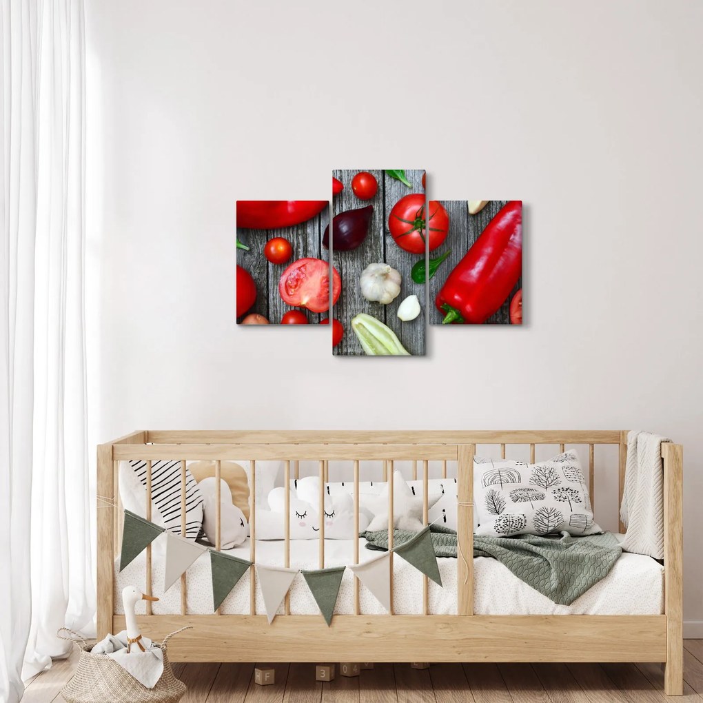 Zöldség képe (90x60 cm)