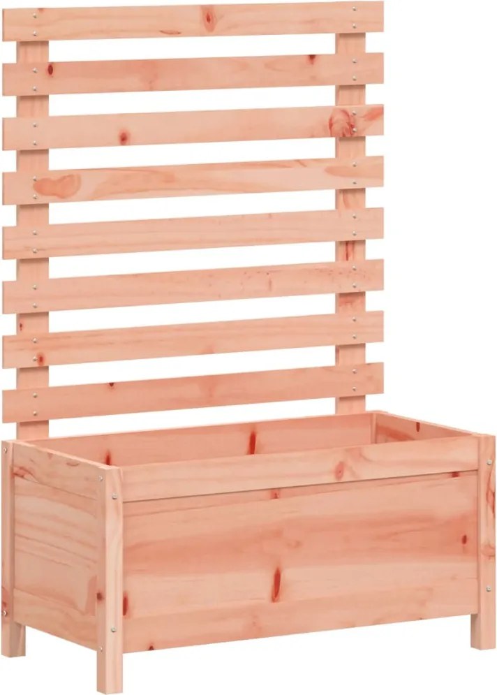 vidaXL tömör duglászfenyő kerti növénytartó állvánnyal 79x39,5x114 cm