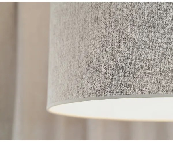 Duolla - Felületre szerelhető csillár ROLLER ECO RECYCLING 1xE27/15W/230V átm. 45 cm szürke