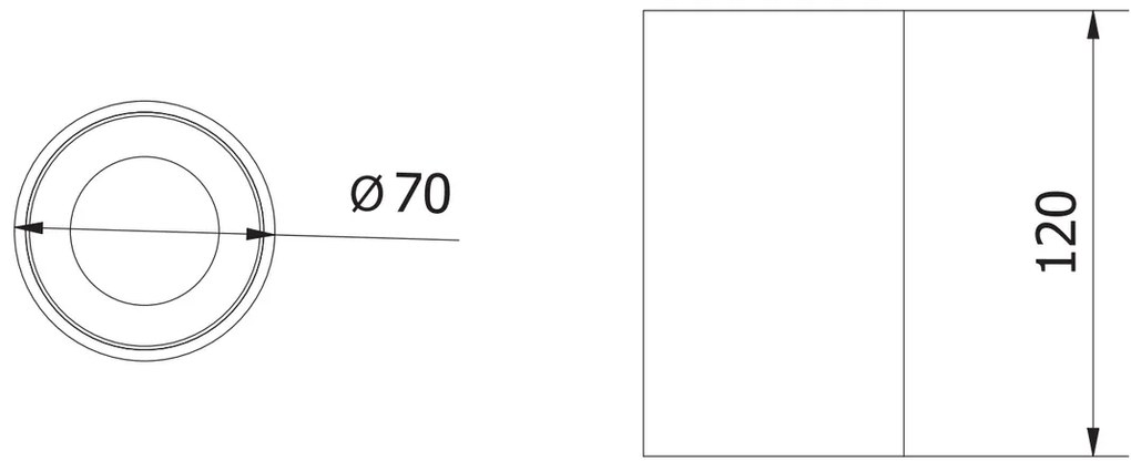 Lámpa Mennyezeti lámpatest PRIME, 10W, 1000lm, AC220-240V, 50/60 Hz, PF>0,5, Ra≥80, IP20, IK06, 36°, 4000K, szürke