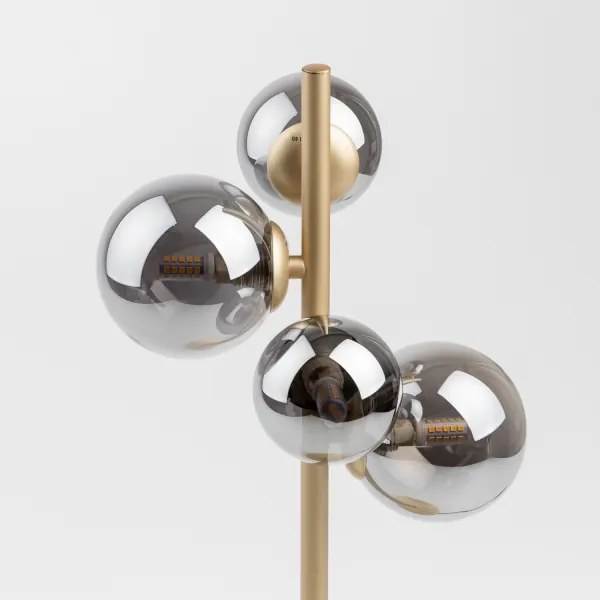 Brilagi - LED Asztali lámpa MILLA 4xG9/3W/230V arany/füstös