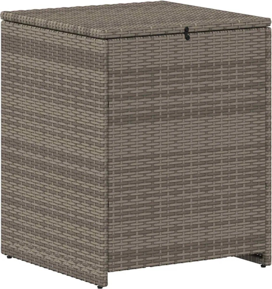vidaXL Párnás doboz 55 x 55 x 69 cm acél