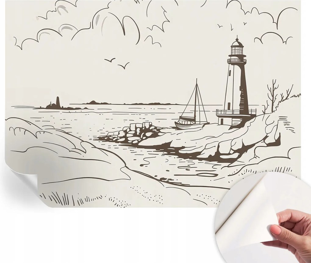 Fotótapéta Öntapadós tapéta a szobába Tengerparti tájkép 208x146 cm