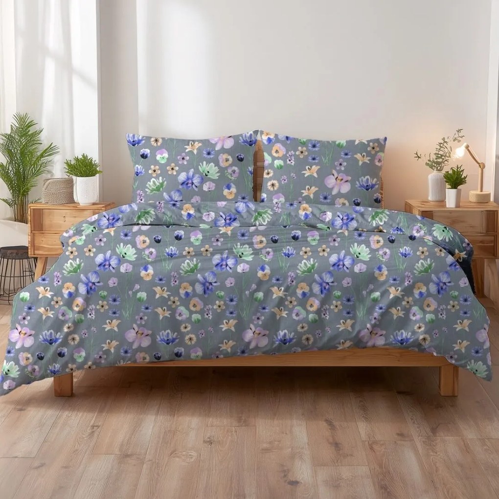 Hintertux flanel ágyneműhuzat 200x140cm+90x70cm TiaHome