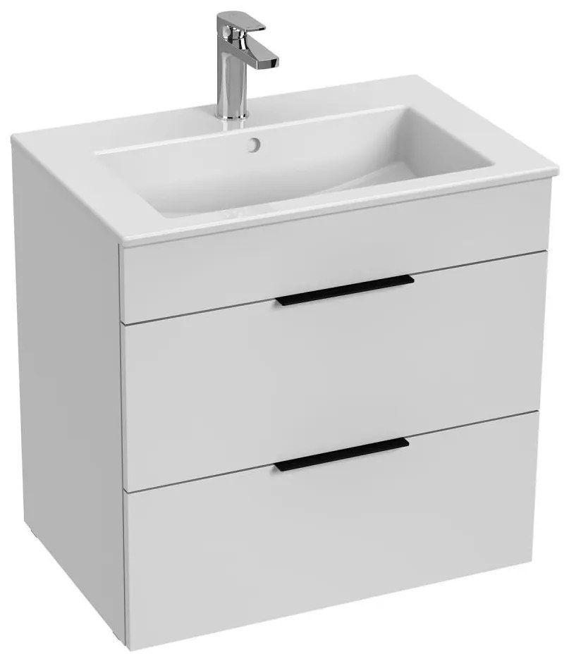 JIKA H4536021763001 - CUBE mosdós fürdőszobai szekrény 60,7x65 cm, fehér