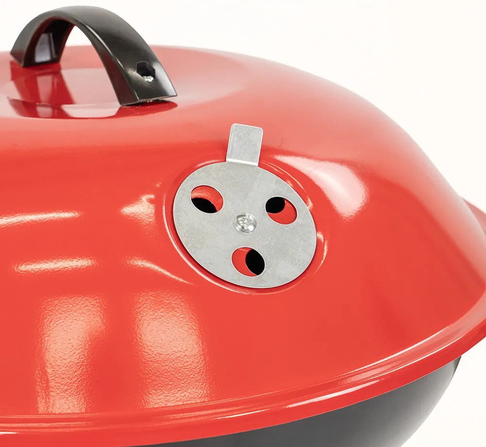 Faszenes kerti gömb grillsütő kerekes