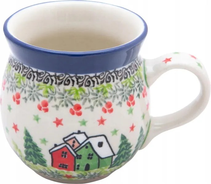 Cseh Bögre Hordó 220 ml Ceramika Artystyczna Boleszláv Egyedi U5037