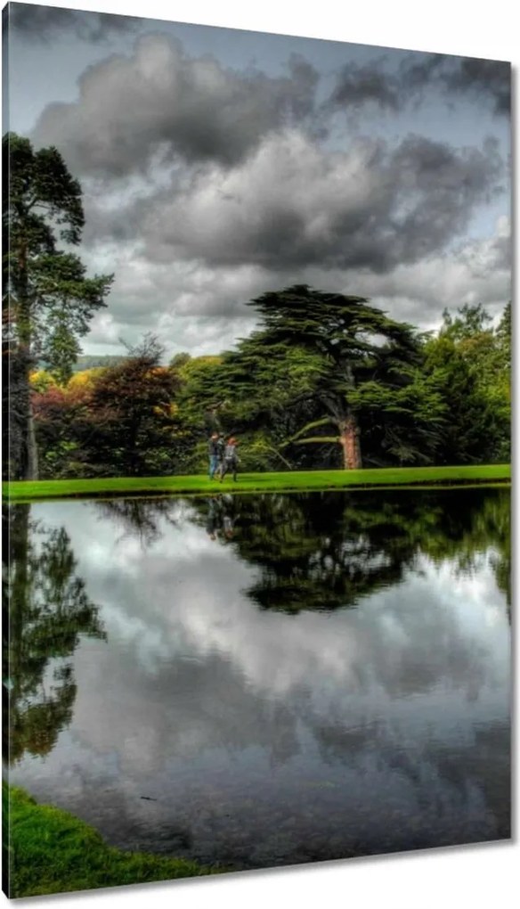 Vászonkép 80x120 Az ég tükröződik a víztükörben