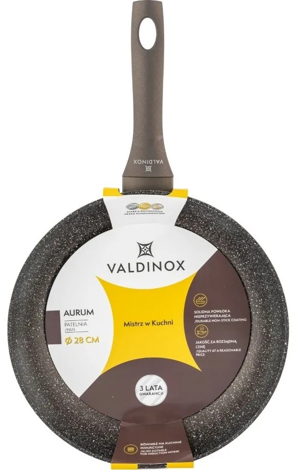 Valdinox Aurum serpenyő tapadásmentes felülettel, 28 cm, 28 cm