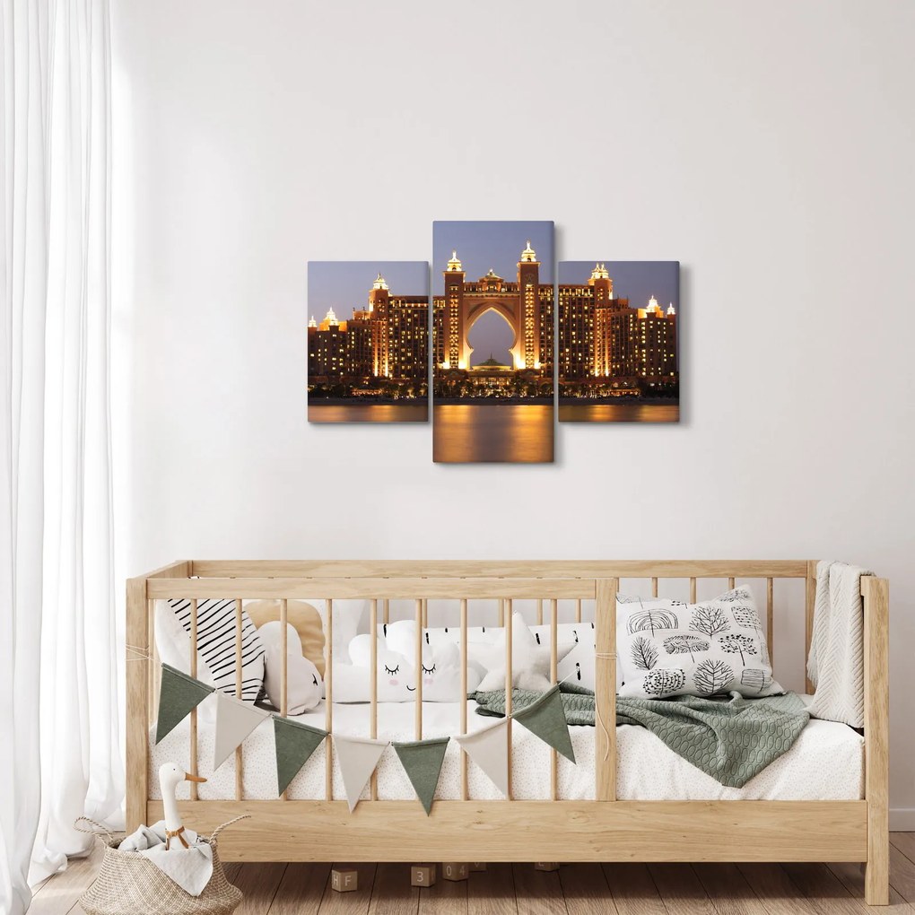 Kép egy épületról Dubajban (90x60 cm)