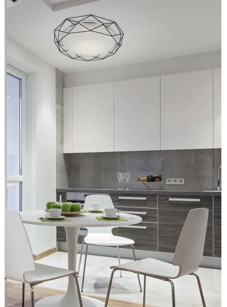 LED Mennyezeti lámpa SVEN LED/24/230V fekete