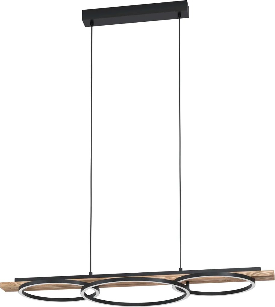 EGLO 99624 BOYAL Modern Led Függesztett Lámpa Antik Bronz, Fehér, Fekete LED IP20