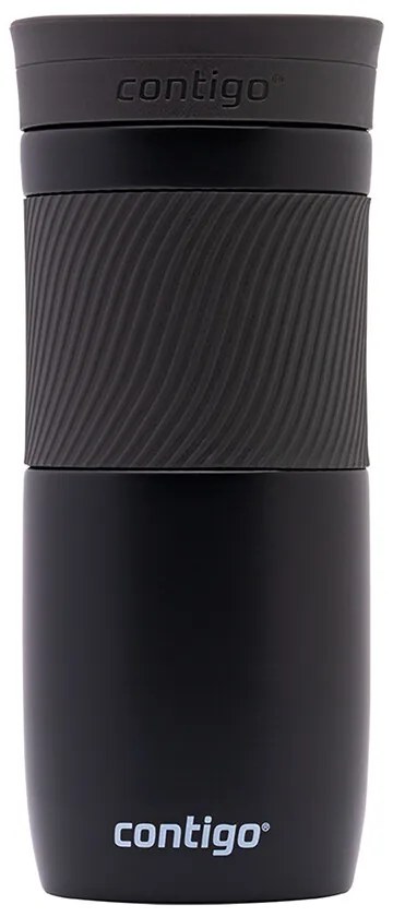 Contigo Byron 470 ml hőálló palack, matt fekete, 470 ml