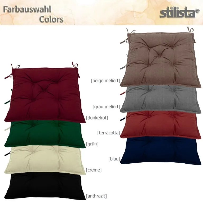 STILISTA Ülőpárna szett 40 x 40 x 8 cm 2 db kék