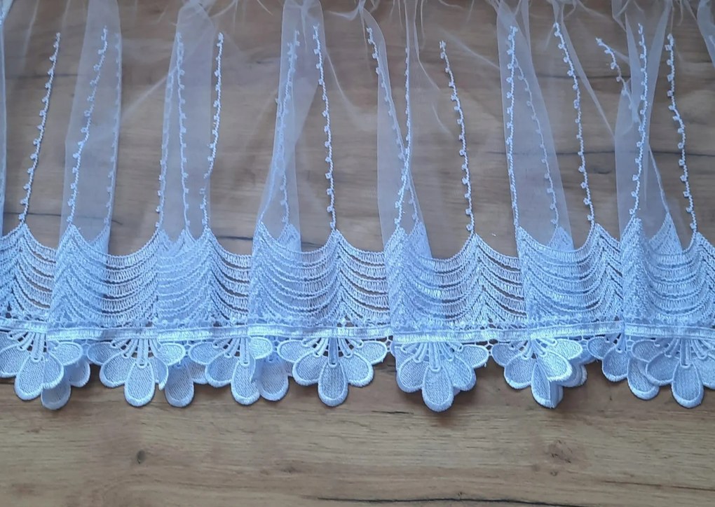 Készfüggöny 200x50,egyenes,hálós,gipsz 8cm