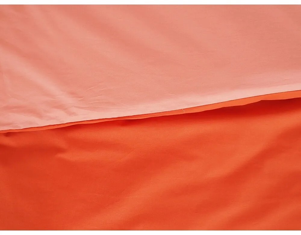 B.E.S. Petrovice Pamut ágynemű Double facetéglavörös/rozsdás, 220 x 200 cm, 2 db 70 x 90 cm