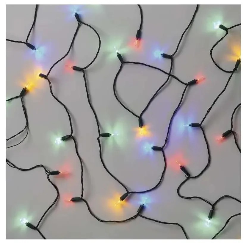 LED kültéri karácsonyi fényfüzér 150 LED/27,35 m IP44 színes