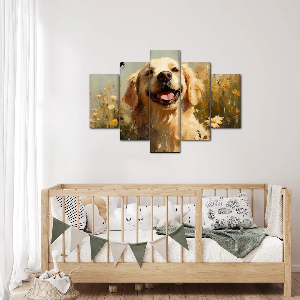 Kép - Boldog kutyus (150x105 cm)