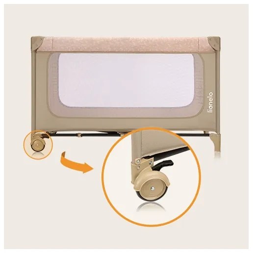 Lionelo - JASMIN EASY FOLD utazóágy homokszínű