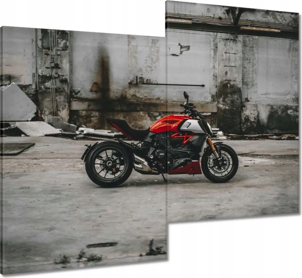 Vászonkép 80x70 Piros Ducati Motorkerékpár