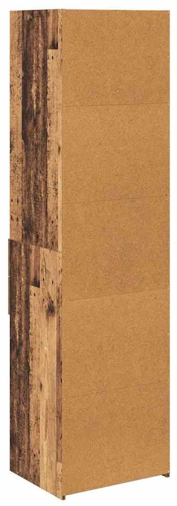 Magasfiú fiókkal Öreg fa 50 x 42,5 x 185 cm Faanyag