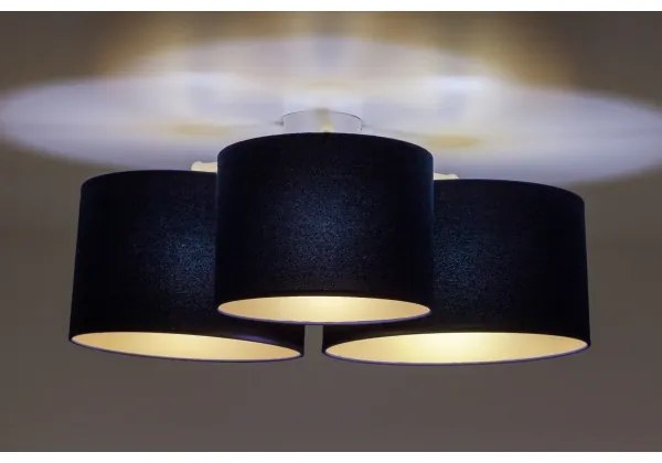 Duolla - Mennyezeti lámpa ROLLER TRIO 3xE27/60W/230V kék