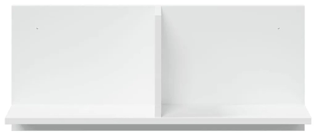 fehér szerelt fa faliszekrény 70 x 16,5 x 30 cm