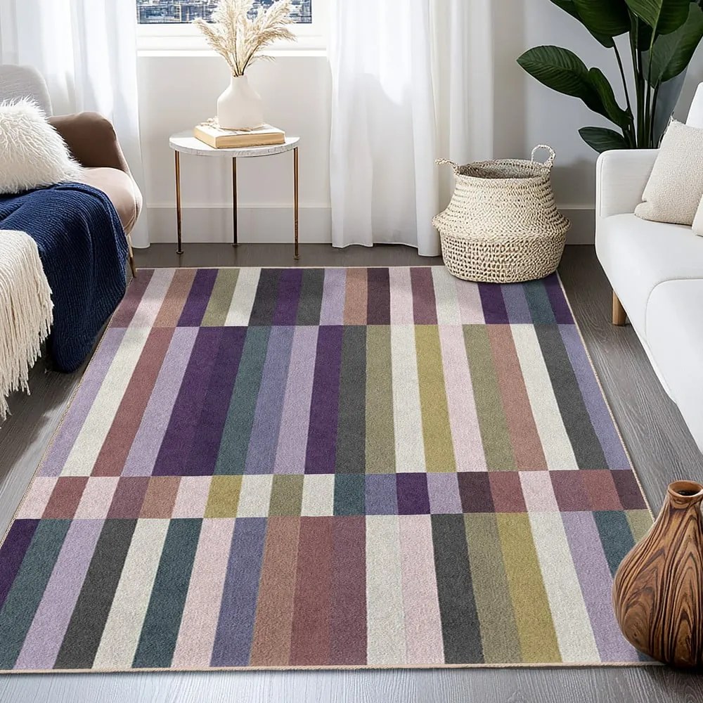 Lila mosható szőnyeg 80x150 cm Purple Rain – Mila Home
