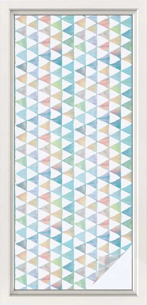 Szélvédőfólia Adatvédelem Geometrikus háromszögek 50x116 cm